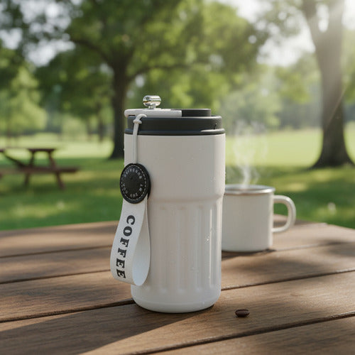 Vaso Térmico Café Agua Acero Inoxidable Frio Y Calor 460ml