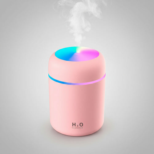 Difusor Aromatizador Vaporizador Humidificador Usb Led Coral Claro