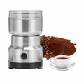 Molinillo Café En Grano Electrico Acero Inoxidable Potente Gris