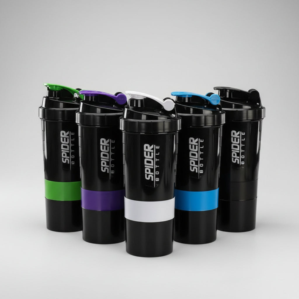 Botella De Agua Pro Gimnasio Con Mezcladora Para Proteína