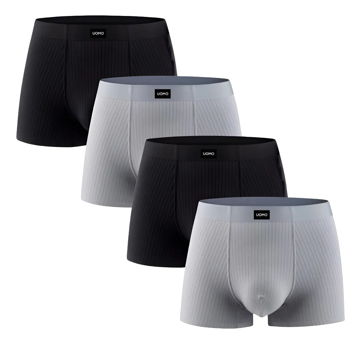 Pack Boxer Calzoncillo Algodón Hombre Calidad Premium X4 Oscuros
