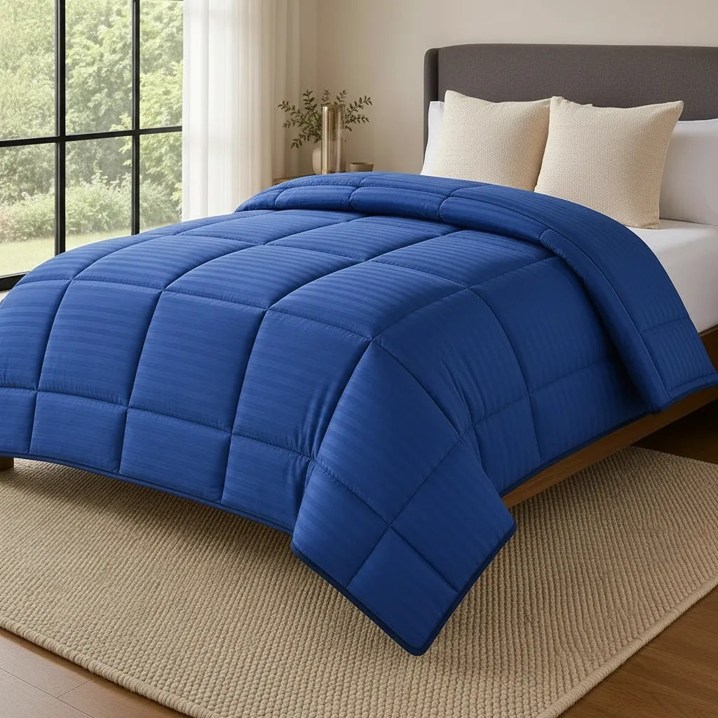 Cubrecama Acolchado Azul 2 plazas
