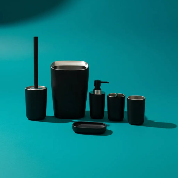 Kit Baño Premium 6 Piezas Negro